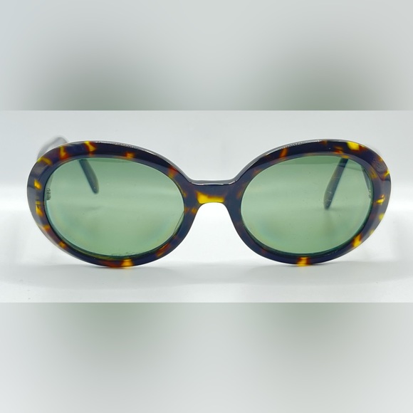 Vintage Anglo American Optical Aurora Brown Oval Sunglasses Frames Only - Picture 3 of 8